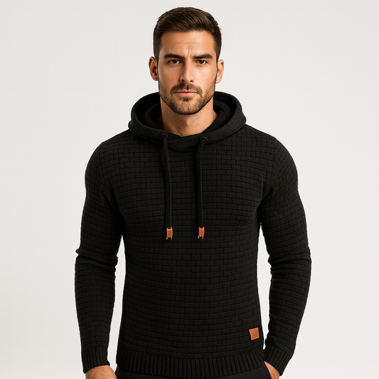 Mistrève | Sweat à Capuche Texturé pour Homme – Confort Quotidien et Style Décontracté