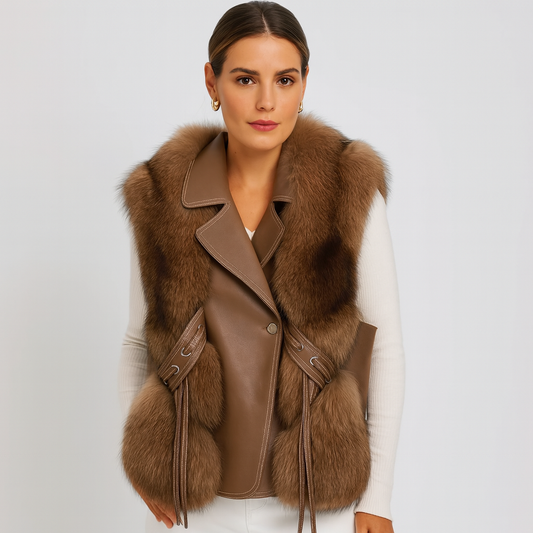 Mistrève | Gilet en  Fourrure – Élégance et Chaleur Hivernale