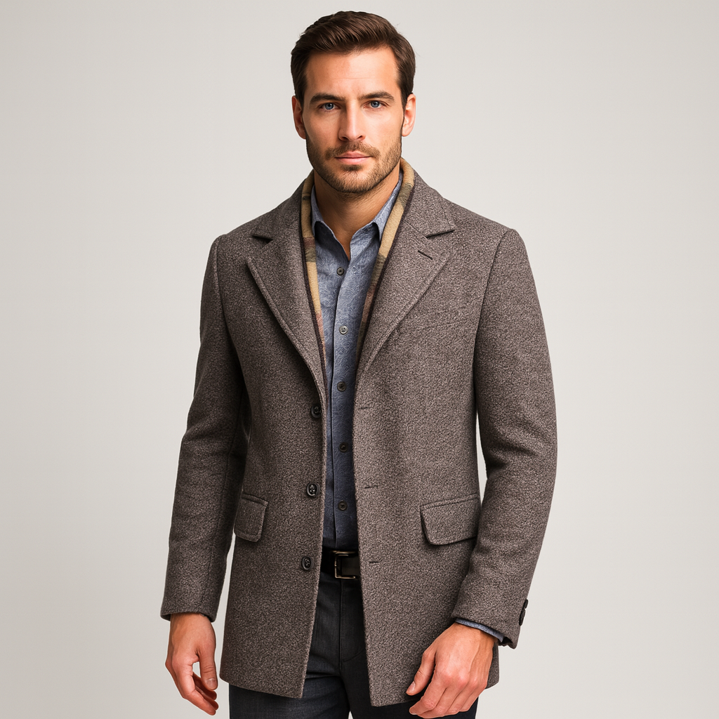 Mistrève | Manteau Royal en Laine – Élégance et Protection Intemporelles