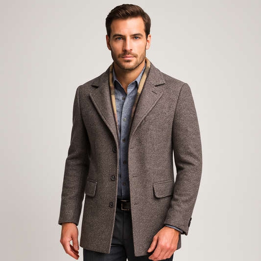 Mistrève | Manteau Royal en Laine – Élégance et Protection Intemporelles