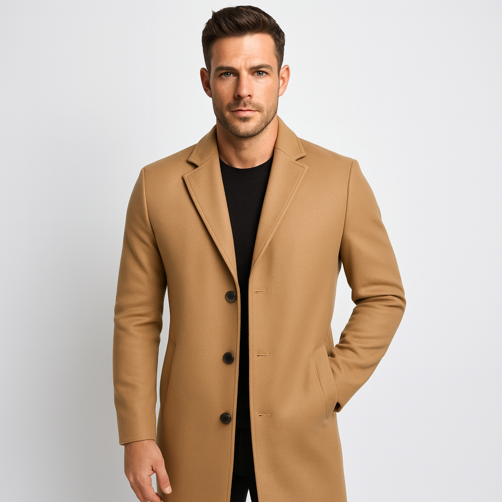 Mistrève | Manteau Long Business Homme – Élégance Coupe-Vent et Chaleur Saisonnière