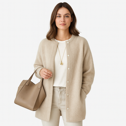 Mistrève | Gilet Long en Laine – Chaleur Élégante et Polyvalente