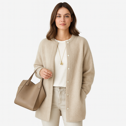 Mistrève | Gilet Long en Laine – Chaleur Élégante et Polyvalente