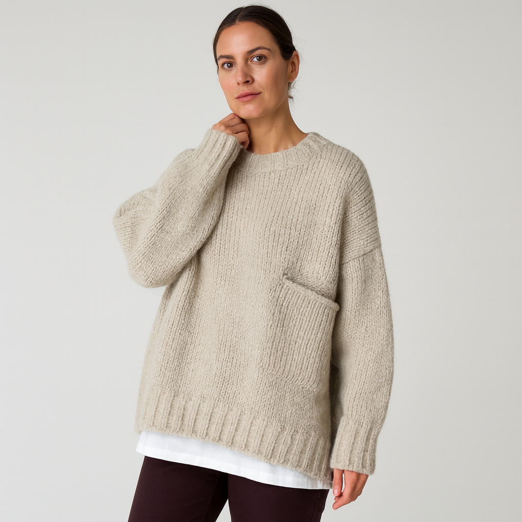 Mistrève | Pull Oversize avec Poche Frontale