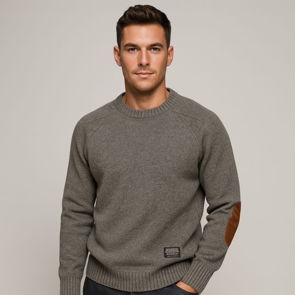 Mistrève | Pull d’Hiver Homme Col Rond – Chaleur Vintage