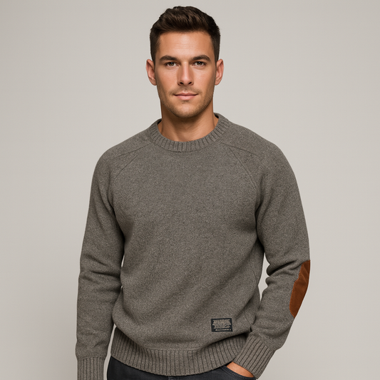 Mistrève | Pull d’Hiver Homme Col Rond – Chaleur Vintage