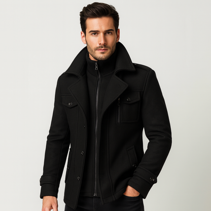 Mistrève | Manteau Homme – Élégance Bimatière et Protection Saisonnière