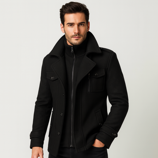 Mistrève | Manteau Homme – Élégance Bimatière et Protection Saisonnière