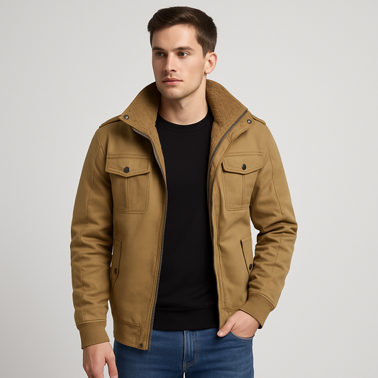Mistrève | Veste Homme en Polaire & Coupe-Vent – Chaleur Intense & Style Fonctionnel