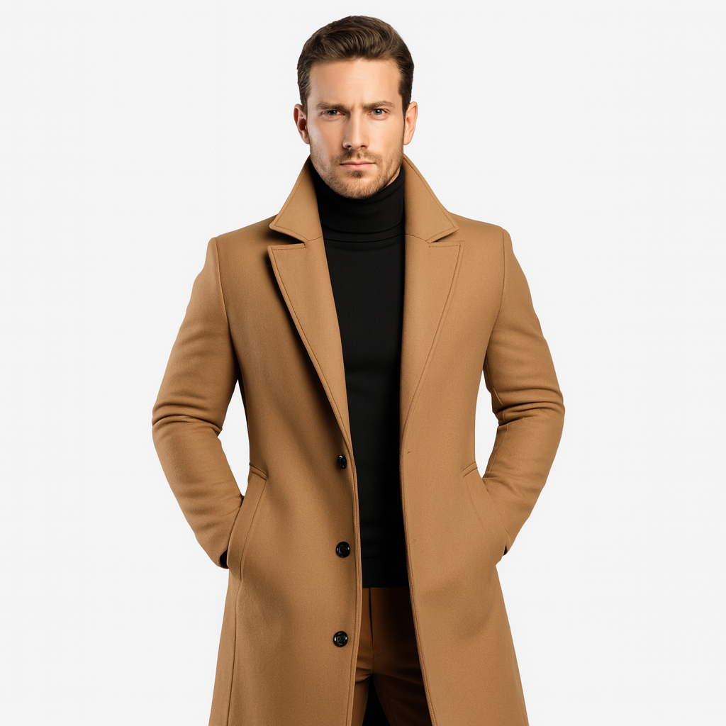 Mistrève | Manteau Homme en Laine – Élégance Classique & Chaleur Haut de Gamme