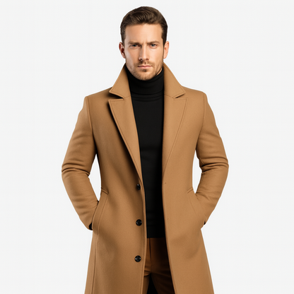 Mistrève | Manteau Homme en Laine – Élégance Classique & Chaleur Haut de Gamme