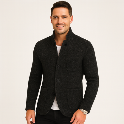 Mistrève | Veste Cardigan Rétro Homme – Charme Vintage & Élégance Moderne