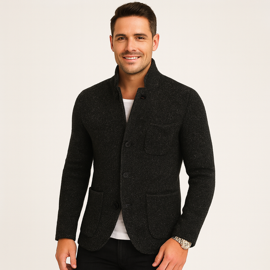 Mistrève | Veste Cardigan Rétro Homme – Charme Vintage & Élégance Moderne