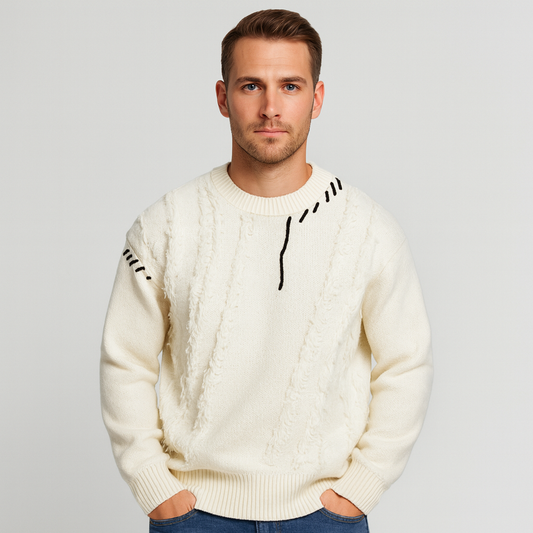 Mistrève |  Pull en Maille Homme – Confort Durable & Élégance Intemporelle