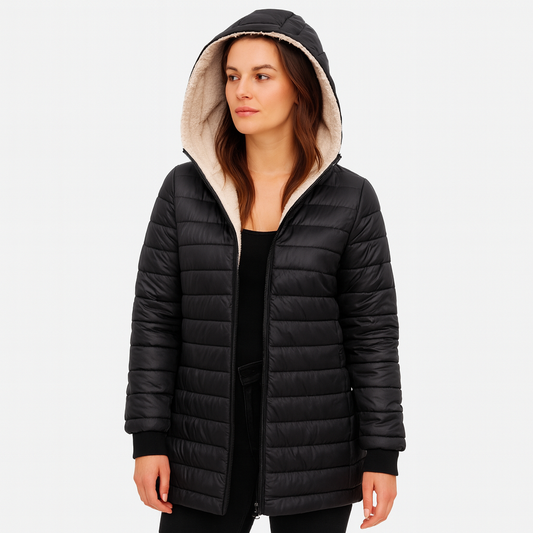 Mistrève | Veste Imperméable Femme Doublée Polaire – Chaleur & Protection Élégante