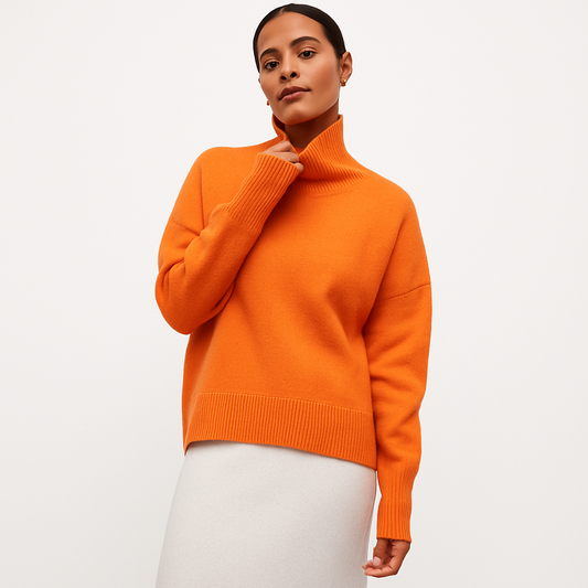 Mistrève | Pull Oversize Col Roulé  – Confort & Élégance Intemporelle