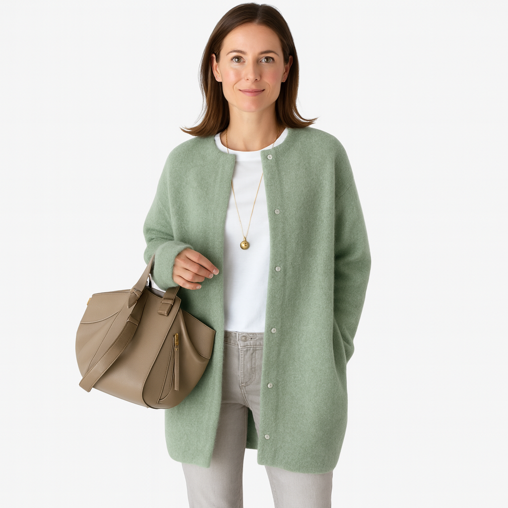 Mistrève | Cardigan  Femme – Élégance Intemporelle en Cachemire Doux