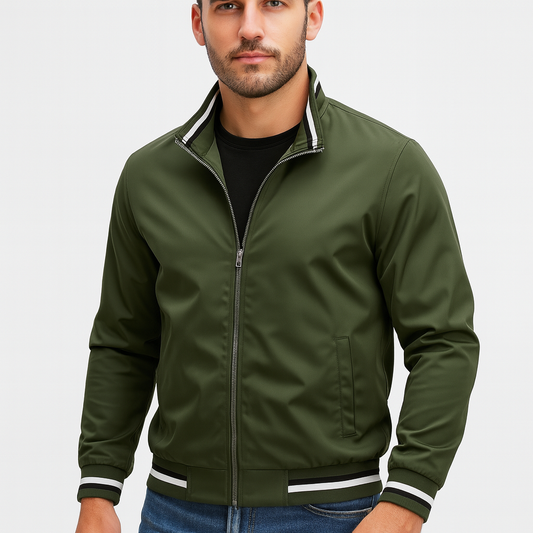 Mistrève | Veste Bomber Décontractée Homme – Légère, Sportive et Polyvalente pour le Quotidien