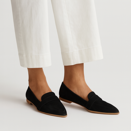 Mistrève | Mocassins Femme en Suédine – Élégance Classique & Confort Quotidien