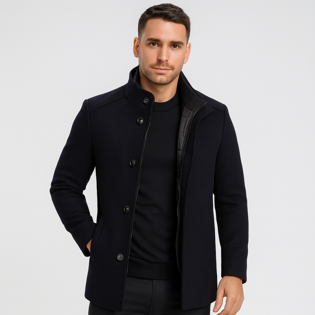 Mistrève | Manteau d’hiver homme à manches longues – Chaleur intemporelle et style raffiné