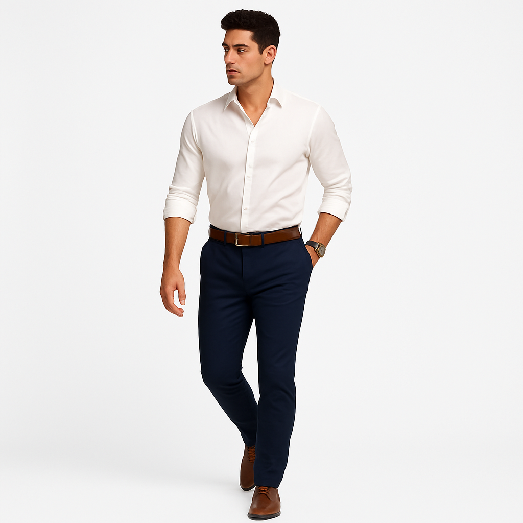 Mistrève | Pantalon slim en coton pour homme