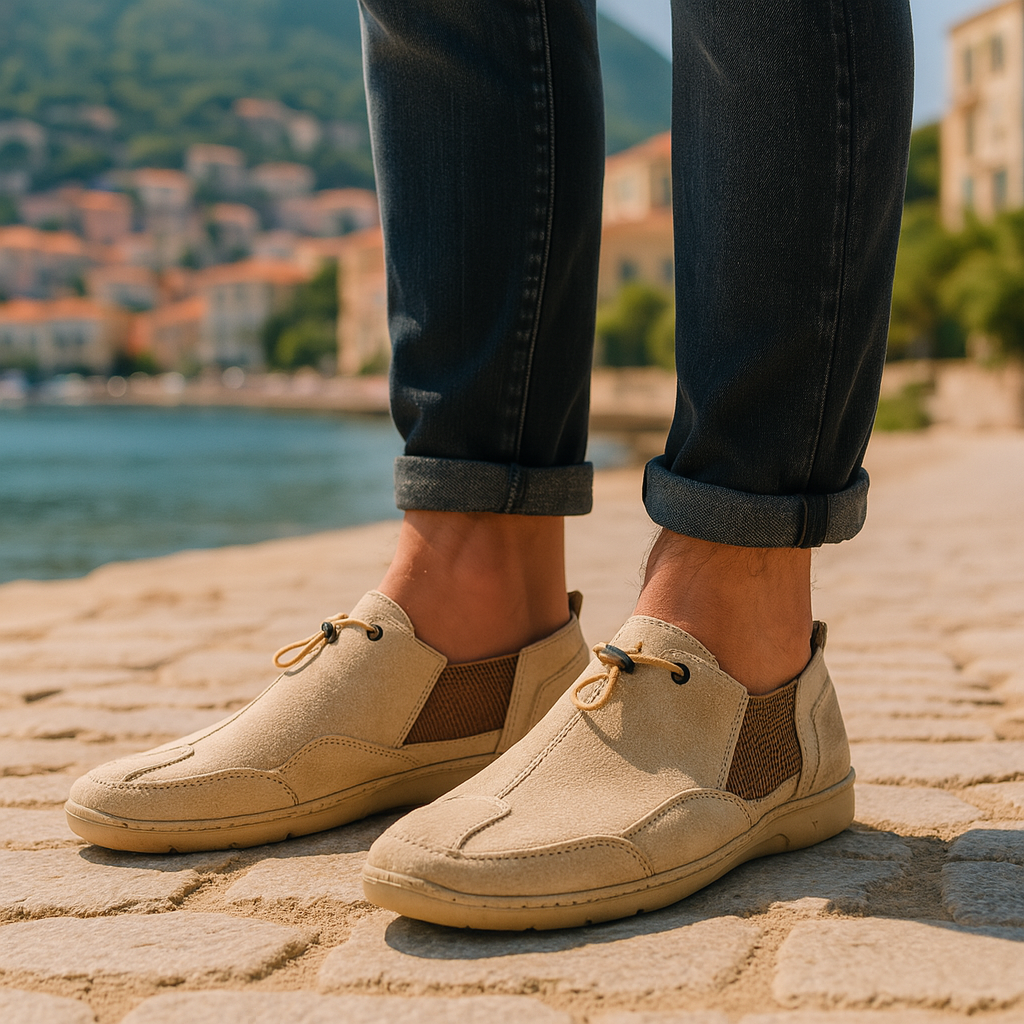 Mistrève | Mocassins en Cuir Véritable – Élégance Sportive et Confort Quotidien