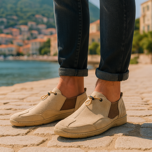 Mistrève | Mocassins en Cuir Véritable – Élégance Sportive et Confort Quotidien