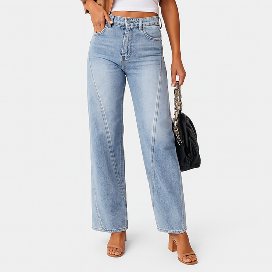 Mistrève | Jean Évasé Celine Femme – Élégance Décontractée et Intemporelle