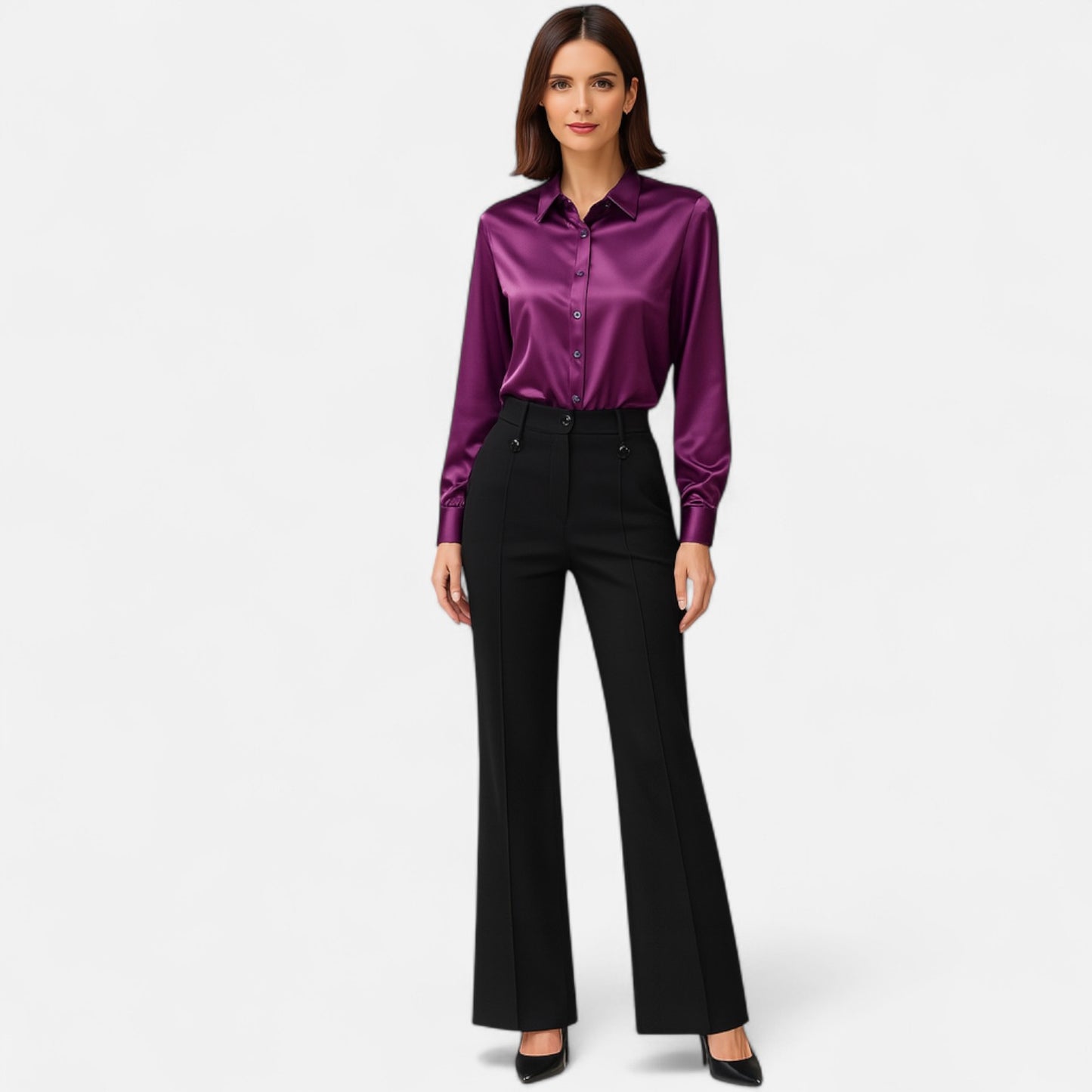 Mistrève | Chemise en Soie Élégante Femme – Raffinement Professionnel et Confort Luxueux