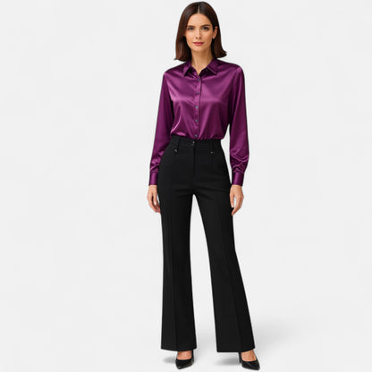 Mistrève | Chemise en Soie Élégante Femme – Raffinement Professionnel et Confort Luxueux