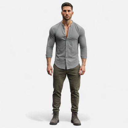 Mistrève | Chemise Homme en Lin et Coton Léger – Fraîcheur Naturelle et Élégance Estivale