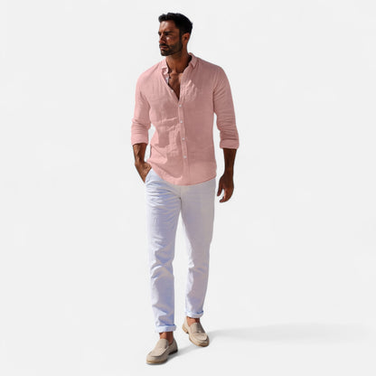 Mistrève | Chemise Homme en Lin – Élégance Légère pour l’Été