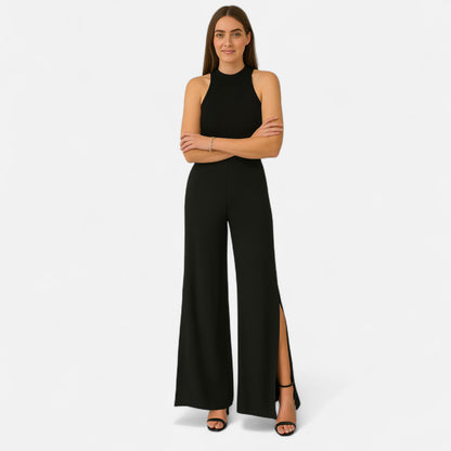 Mistrève | Golden Split Side Pants – Modern Elegance for the Active Woman
