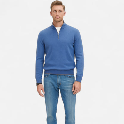 Mistrève | Pull Cachemire Manches Longues Homme – Luxe Naturel et Élégance Intemporelle