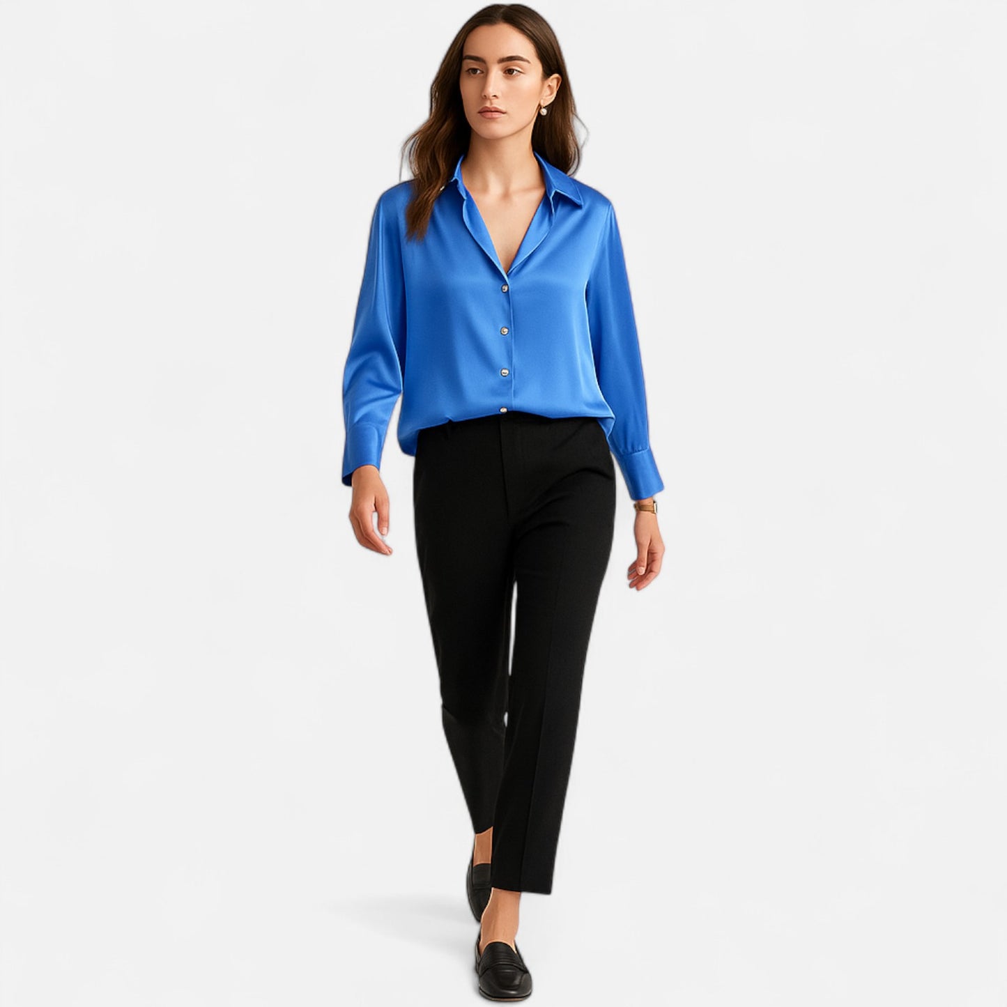 Mistrève | Chemise Femme Classique Chic – Manche Longue Élégante & Intemporelle