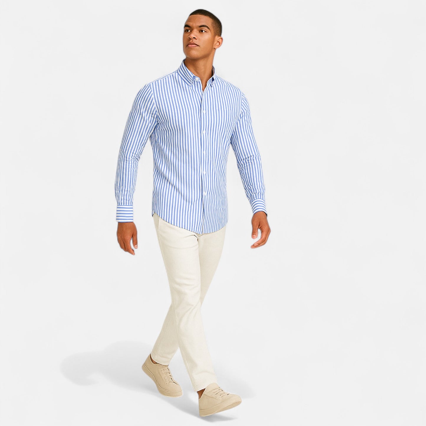 Mistrève | Chemise en Lin pour Homme – Élégance Décontractée, Confort Naturel
