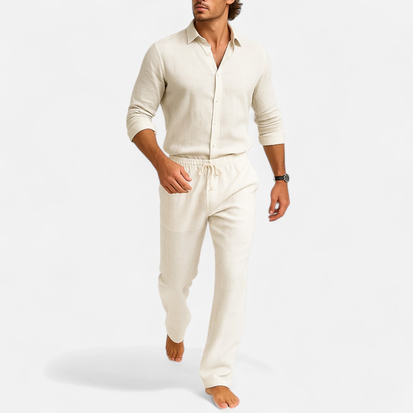 Mistrève | Pantalon Large en Lin pour Homme