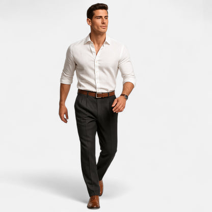 Mistrève | Pantalon Décontracté en Lin pour Homme – Élégance Naturelle, Confort Estival