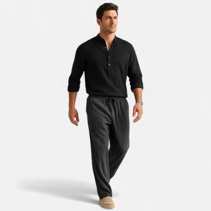Mistrève | Pantalon en Lin pour Homme – Élégance Décontractée, Confort Naturel