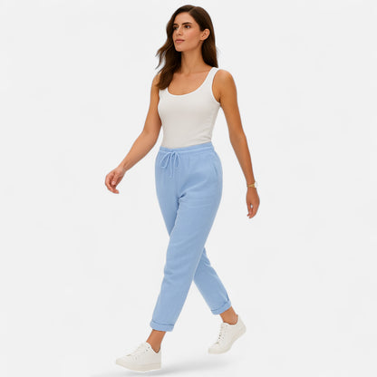 Mistrève | Pantalon d'Été en Lin et Coton pour Femme – Taille Haute, Confort Respirant
