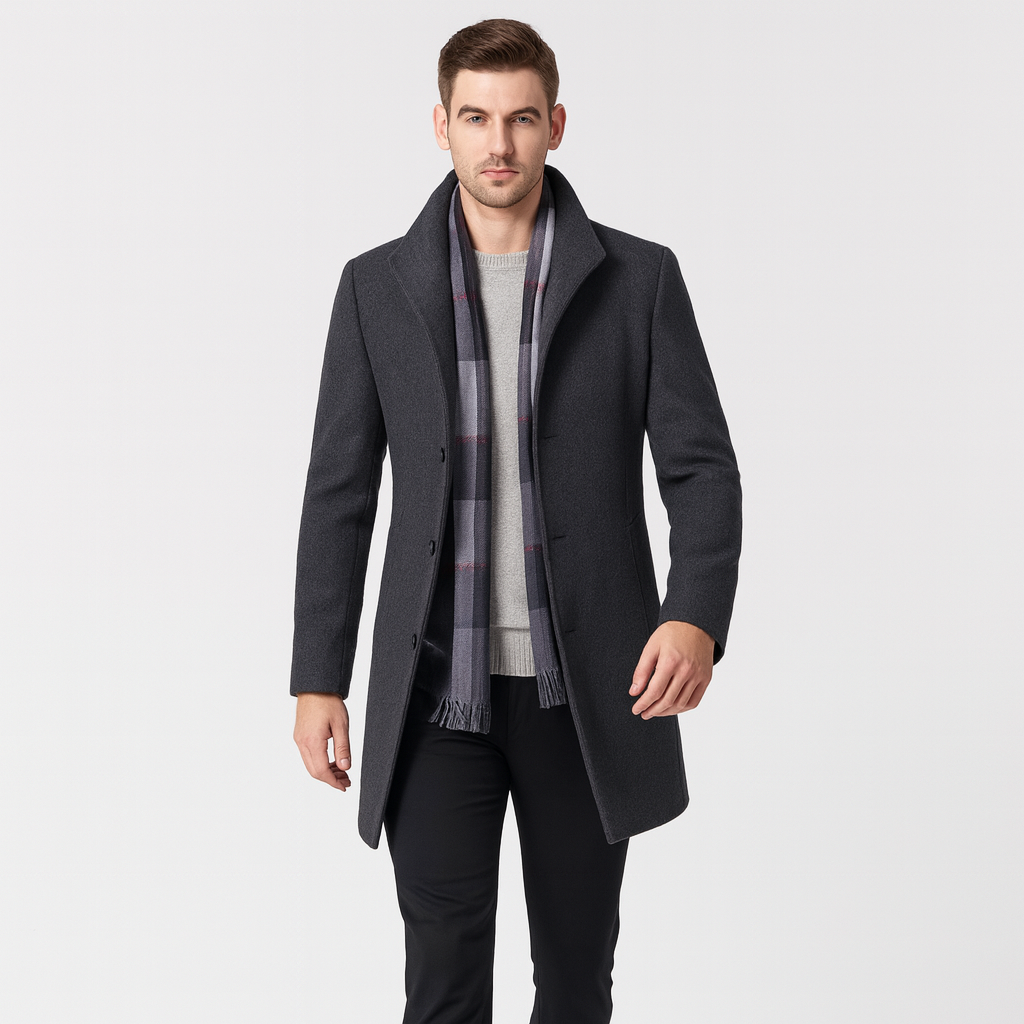 Mistrève | Trench En Cachemire Britannique Homme – La Prestance Classique Réinventée