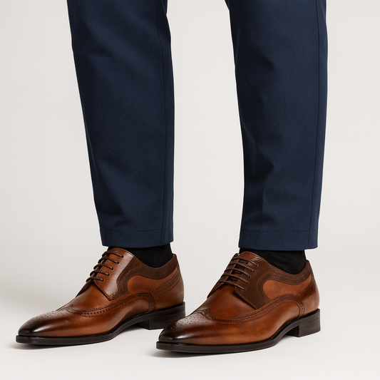 Mistrève | Chaussures Richelieu Homme – Cuir Style Britannique et Élégance Moderne