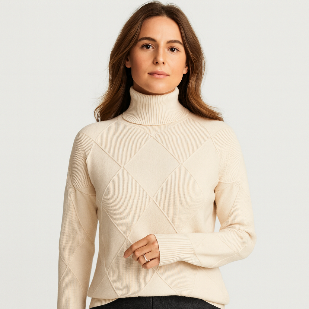 Mistrève | Pull Col Roulé Femme en Cachemire – Chaleur Douce et Élégance Moderne