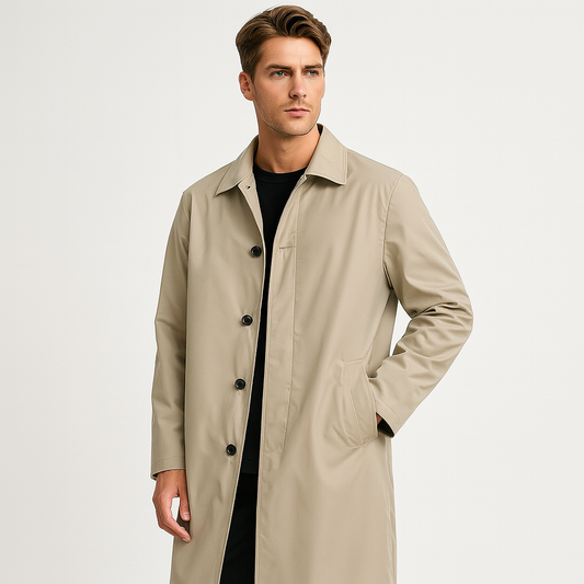 Mistrève | Trench Coat Homme  – Élégance Décontractée et Confort Quotidien