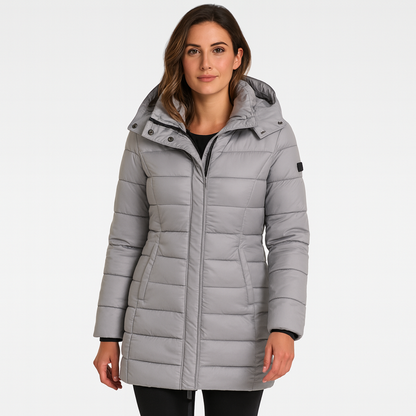 Mistrève | Manteau long pour femme – Élégance légère et protection hivernale