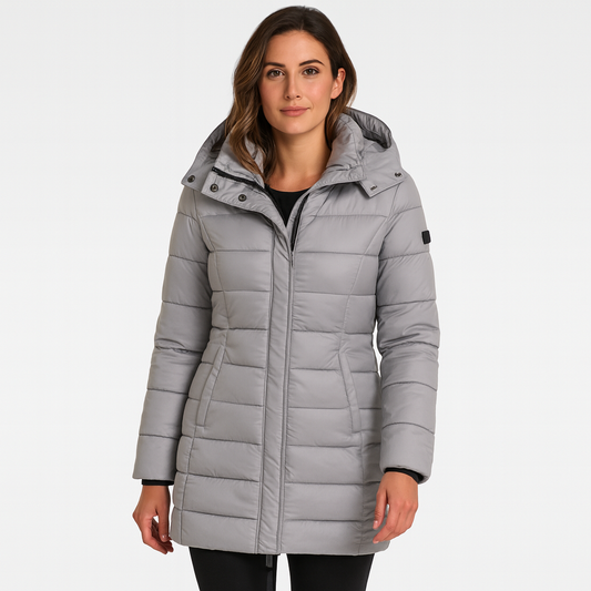 Mistrève | Manteau long pour femme – Élégance légère et protection hivernale