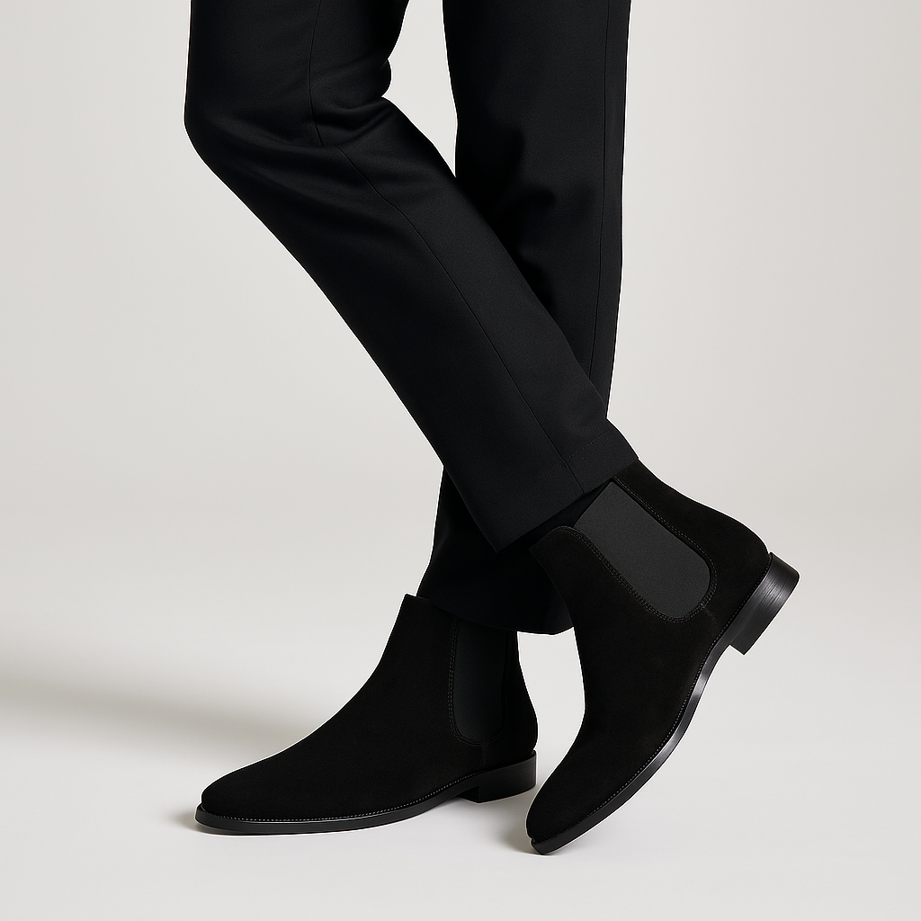 Mistrève | Bottines Homme en Daim – Élégance Classique & Confort Hivernal