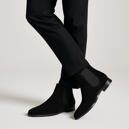 Mistrève | Bottines Homme en Daim – Élégance Classique & Confort Hivernal