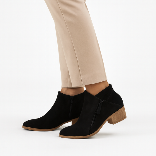 Mistrève | Bottines Femme à Fermeture Éclair – Élégance Intemporelle & Confort Quotidien
