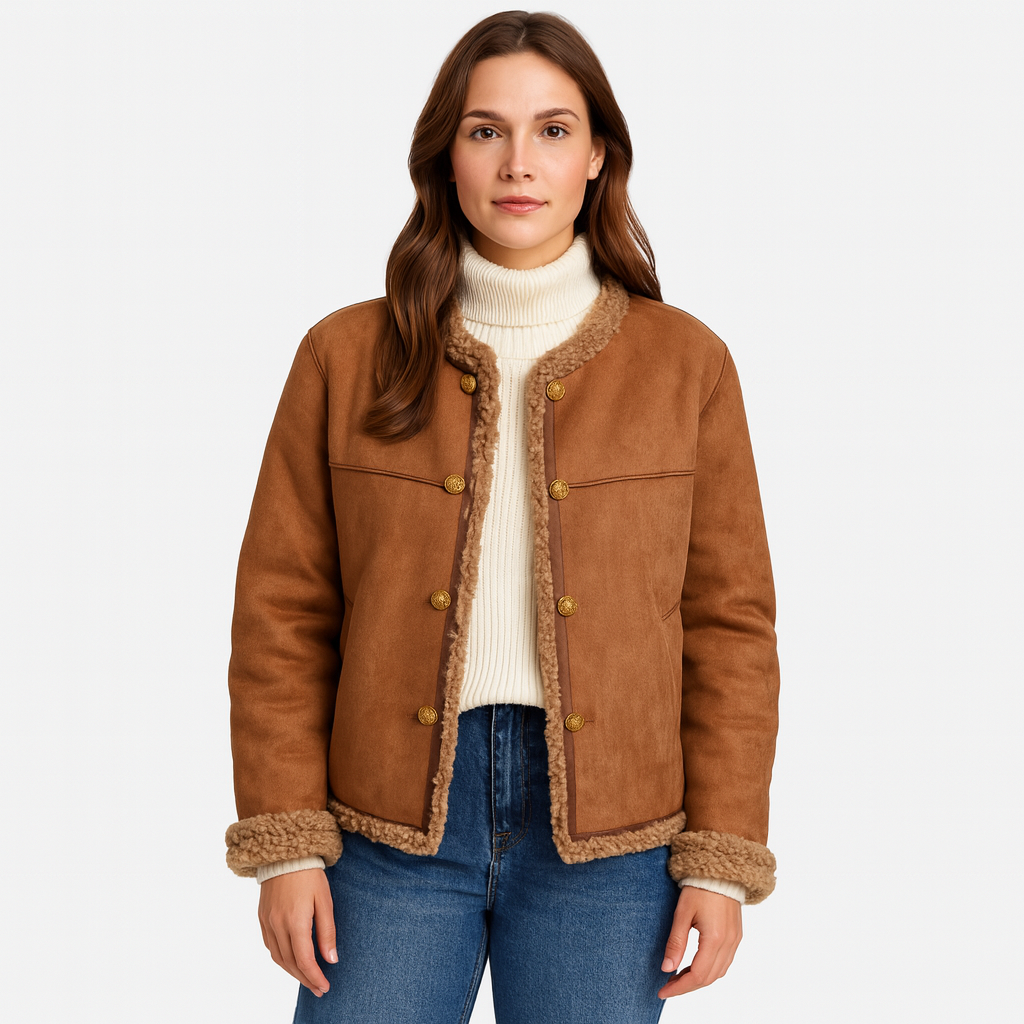 Mistrève | Veste Sherpa Suédine pour Femme – Confort Douillet & Style Citadin